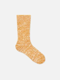 Socken|Primark Gestrickte „The Stronghold“ Crew-Socken Orange