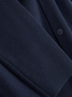 Hemden|Primark Gestricktes Hemd Mit Druckknöpfen Marineblau