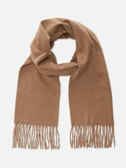 Mützen, Handschuhe Und Schals|Primark Gewebter Schal Mit Quasten Kamelbraun