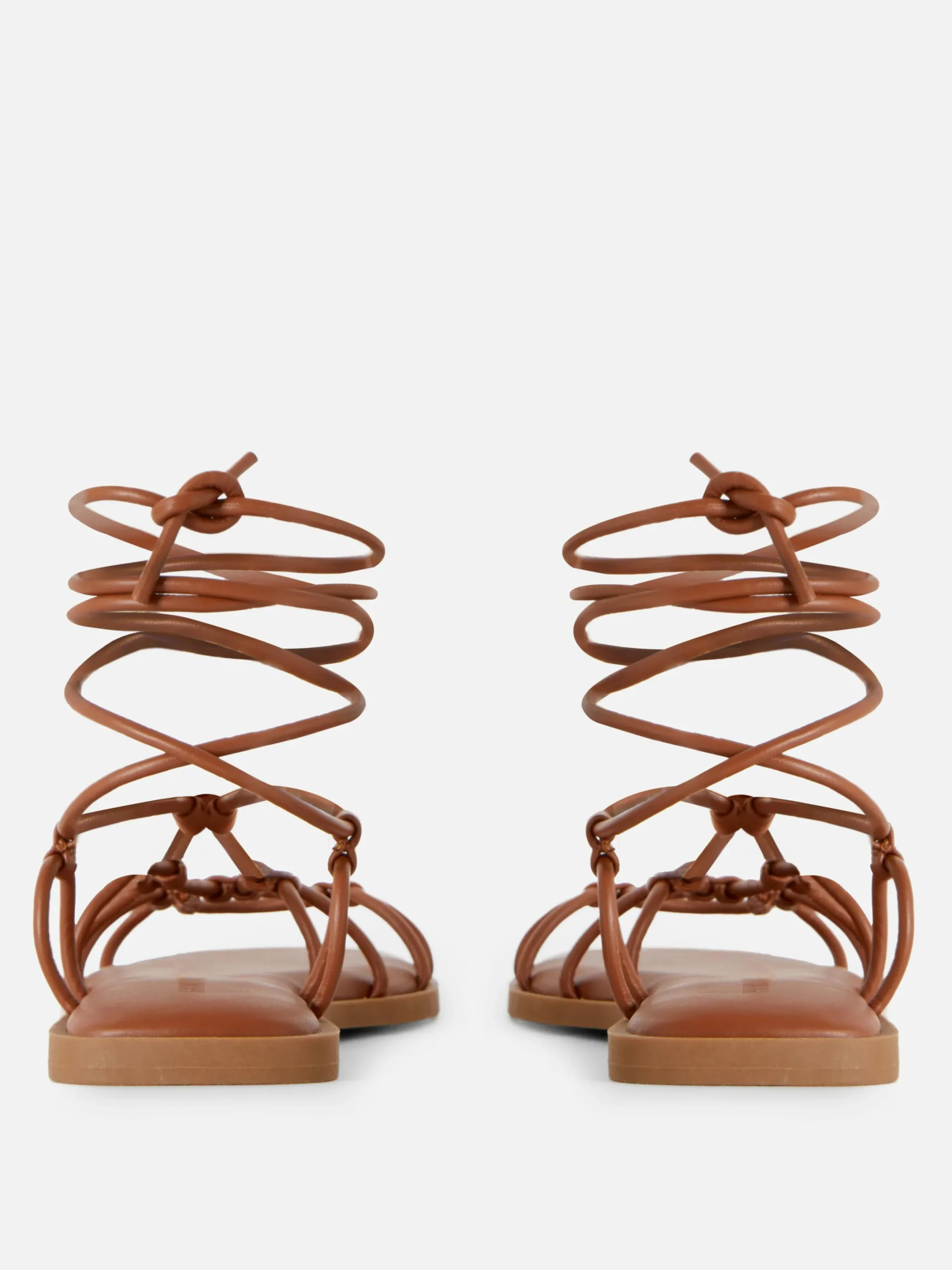 Sandalen|Primark Gladiatorensandalen Mit Riemchen Braun