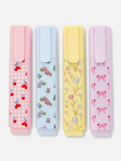 Buntstifte|Primark Glitzer-Highlighter, 4er-Pack Rosa