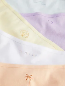 Slips|Primark Grafische Tangas, 5er-Pack Multi