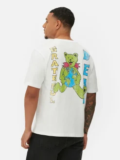 Grafik-T-Shirts Und -Sweatshirts|Tops Und T-Shirts|Primark „Grateful Dead“ T-Shirt Mit Grafik Weiß