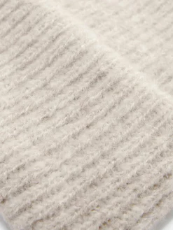 Mützen, Handschuhe Und Schals|Primark Grobstrick-Beanie Mit Umschlag Hellbeige