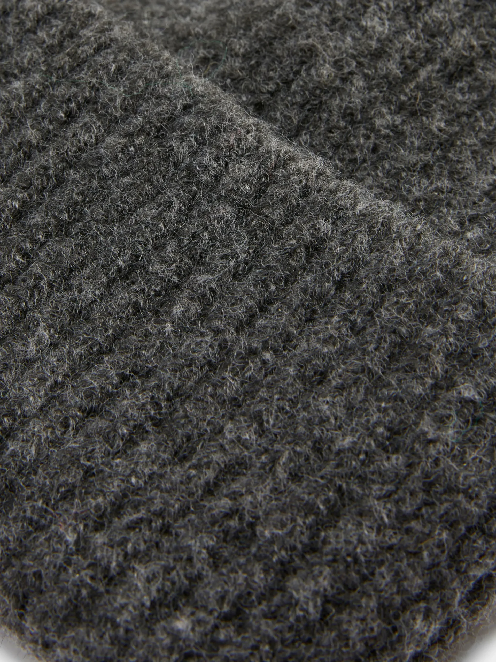 Mützen, Handschuhe Und Schals|Primark Grobstrick-Beanie Mit Umschlag Grau