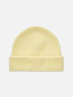 Mützen, Handschuhe Und Schals|Primark Grobstrick-Beanie Mit Umschlag Gelb