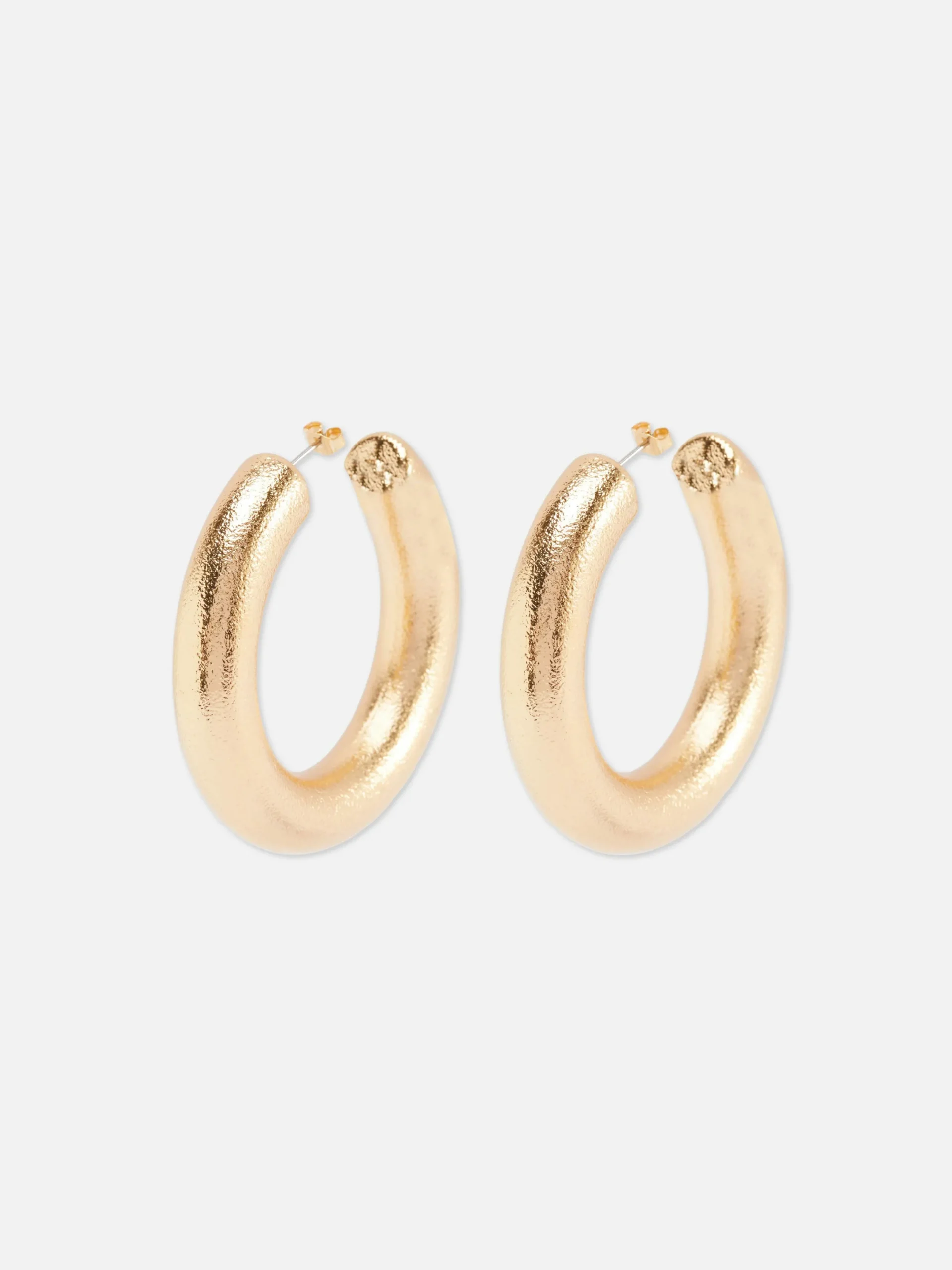 Schmuck|Primark Große Creolen In Metallic-Optik Gelb
