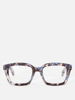Lesebrillen|Primark Große, Quadratische Lesebrille Blau