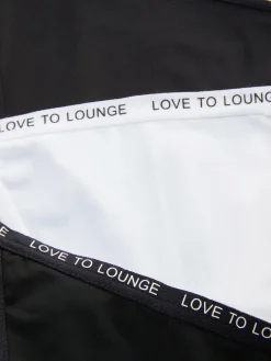 Slips|Primark G-String-Tangas Aus Mikrofaser, 3er-Pack Schwarz/Weiß