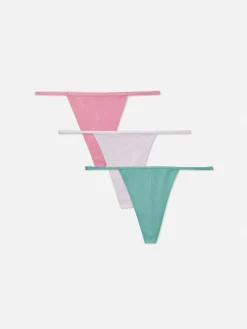 Slips|Primark G-String-Tangas, 3er-Pack Pink