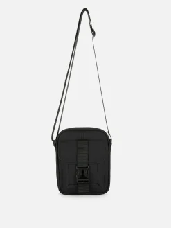 Taschen Und Portemonnaies|Primark Gummierte Umhängetasche Schwarz