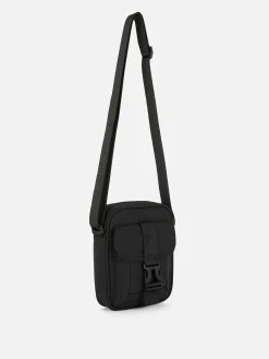 Taschen Und Portemonnaies|Primark Gummierte Umhängetasche Schwarz