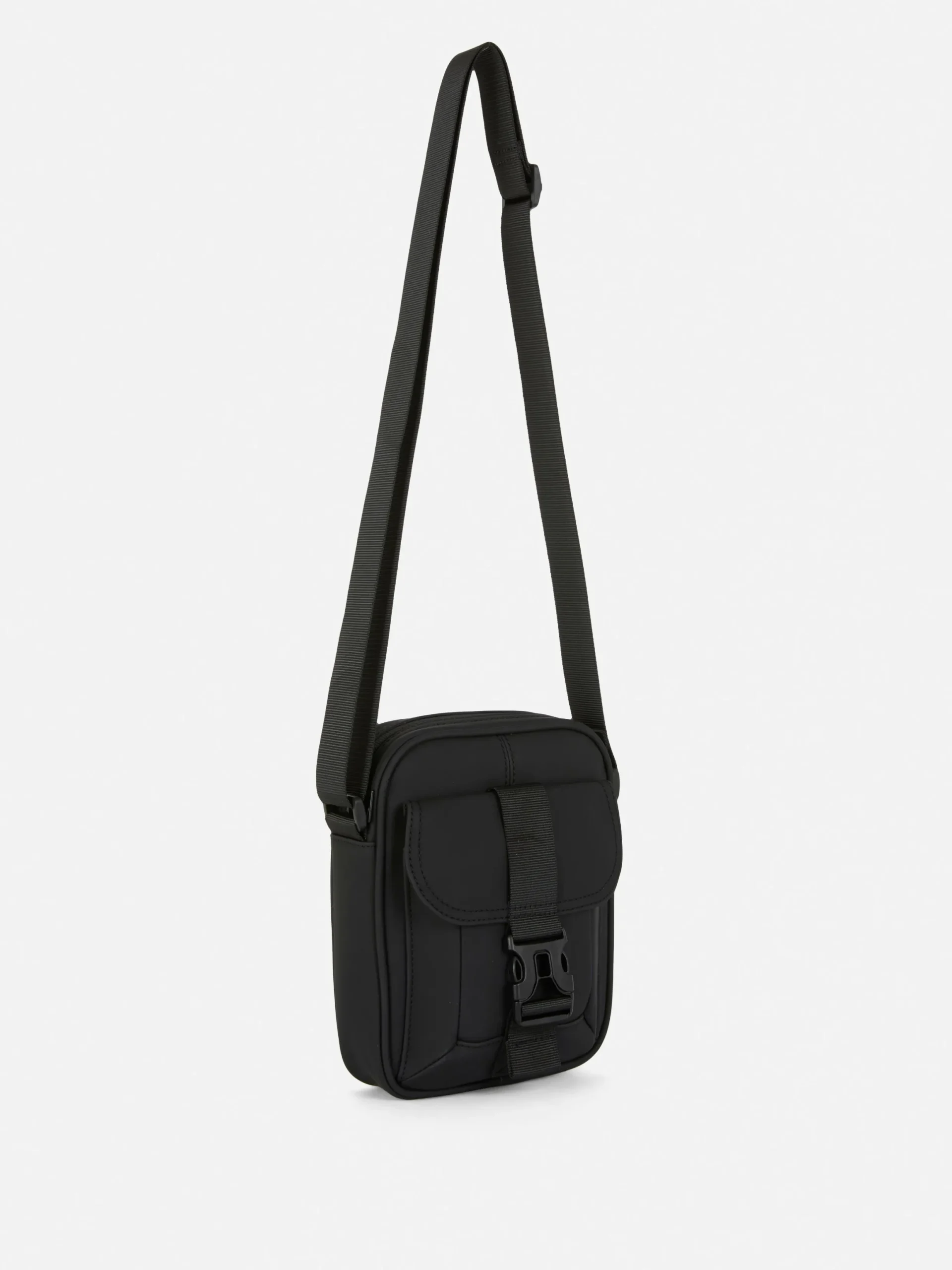 Taschen Und Portemonnaies|Primark Gummierte Umhängetasche Schwarz