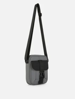 Taschen Und Portemonnaies|Primark Gummierte Umhängetasche Grau