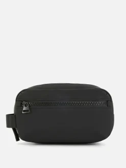 Taschen Und Portemonnaies|Primark Gummierter Waschbeutel Schwarz