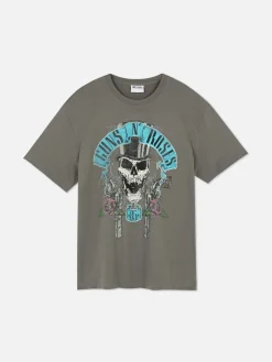 Grafik-T-Shirts Und -Sweatshirts|Tops Und T-Shirts|Primark „Guns N’ Roses“ T-Shirt Mit Grafik Grau