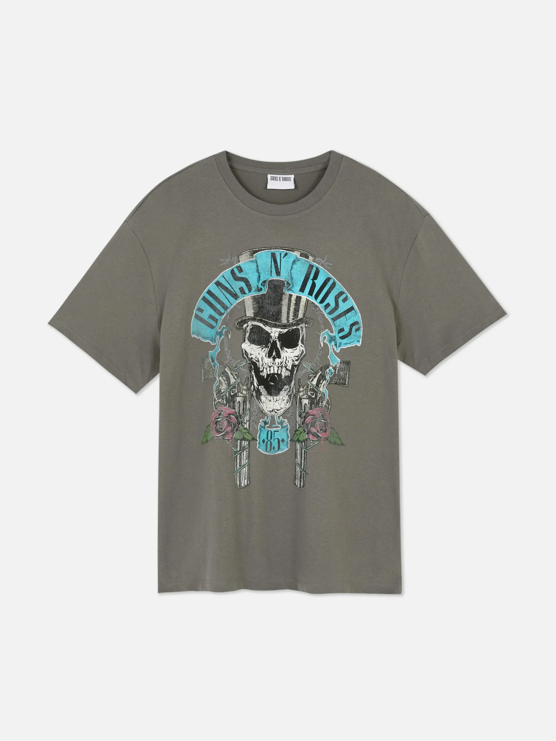 Grafik-T-Shirts Und -Sweatshirts|Tops Und T-Shirts|Primark „Guns N’ Roses“ T-Shirt Mit Grafik Grau