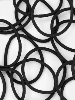 Haarschmuck|Primark Haargummis, 60er-Pack Schwarz