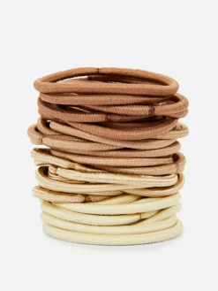 Haarschmuck|Primark Haargummis, 60er-Pack Gelb