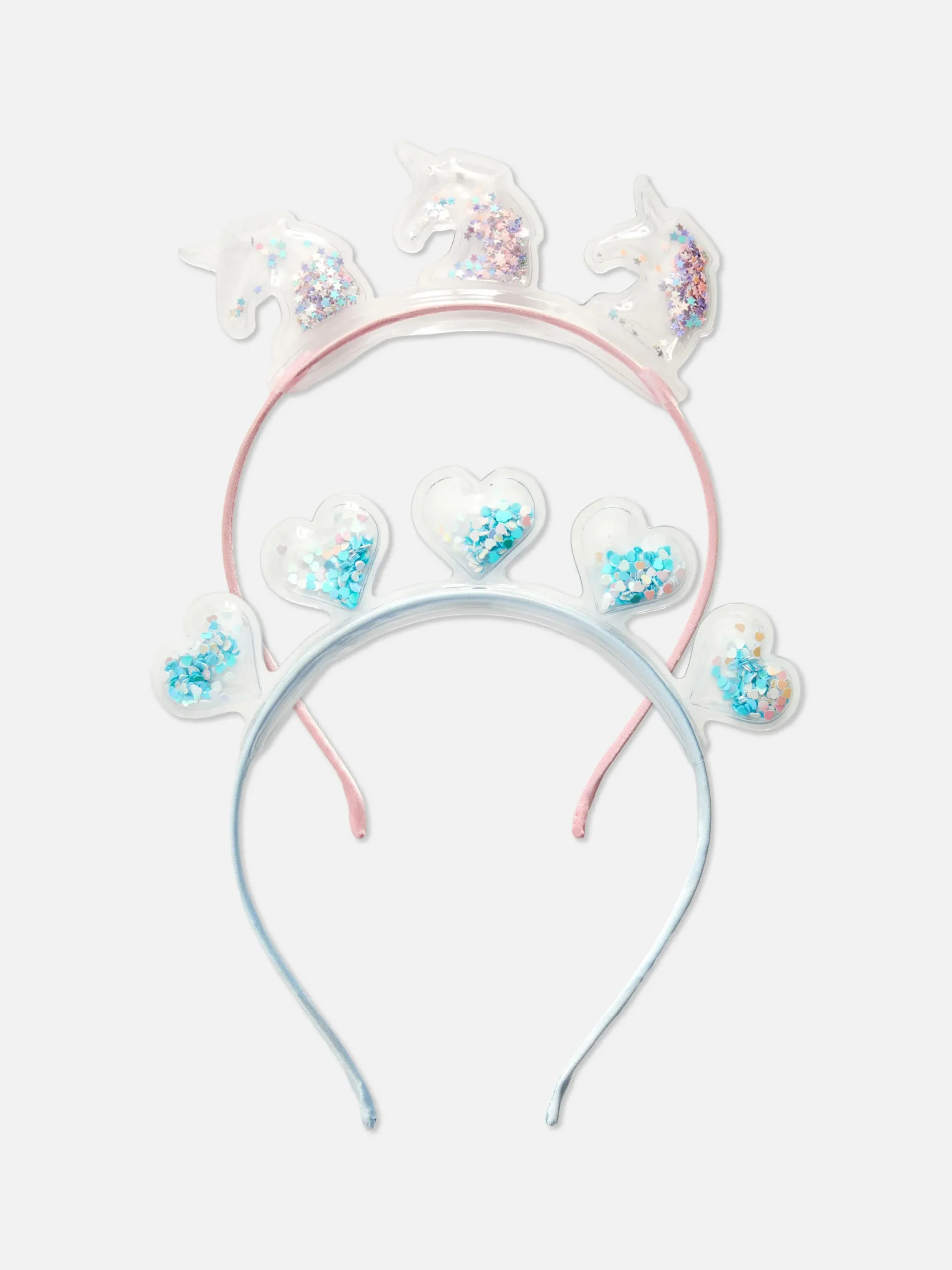 Haarschmuck|Primark Haarreifen Mit Glitzerpartikeln, 2er-Pack Multi