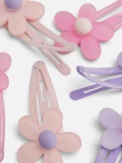Haarschmuck|Primark Haarspangen Mit Blumen, 6er-Pack Rosa