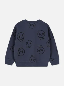 Halloween-Kostüme Für Kinder|Halloween Alle|Primark „Halloween“ Langärmeliges Sweatshirt Grau