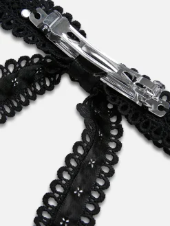 Halloween-Accessoires|Halloween Alle|Primark Halloween-Haarspange Mit Spitzenschleife Schwarz