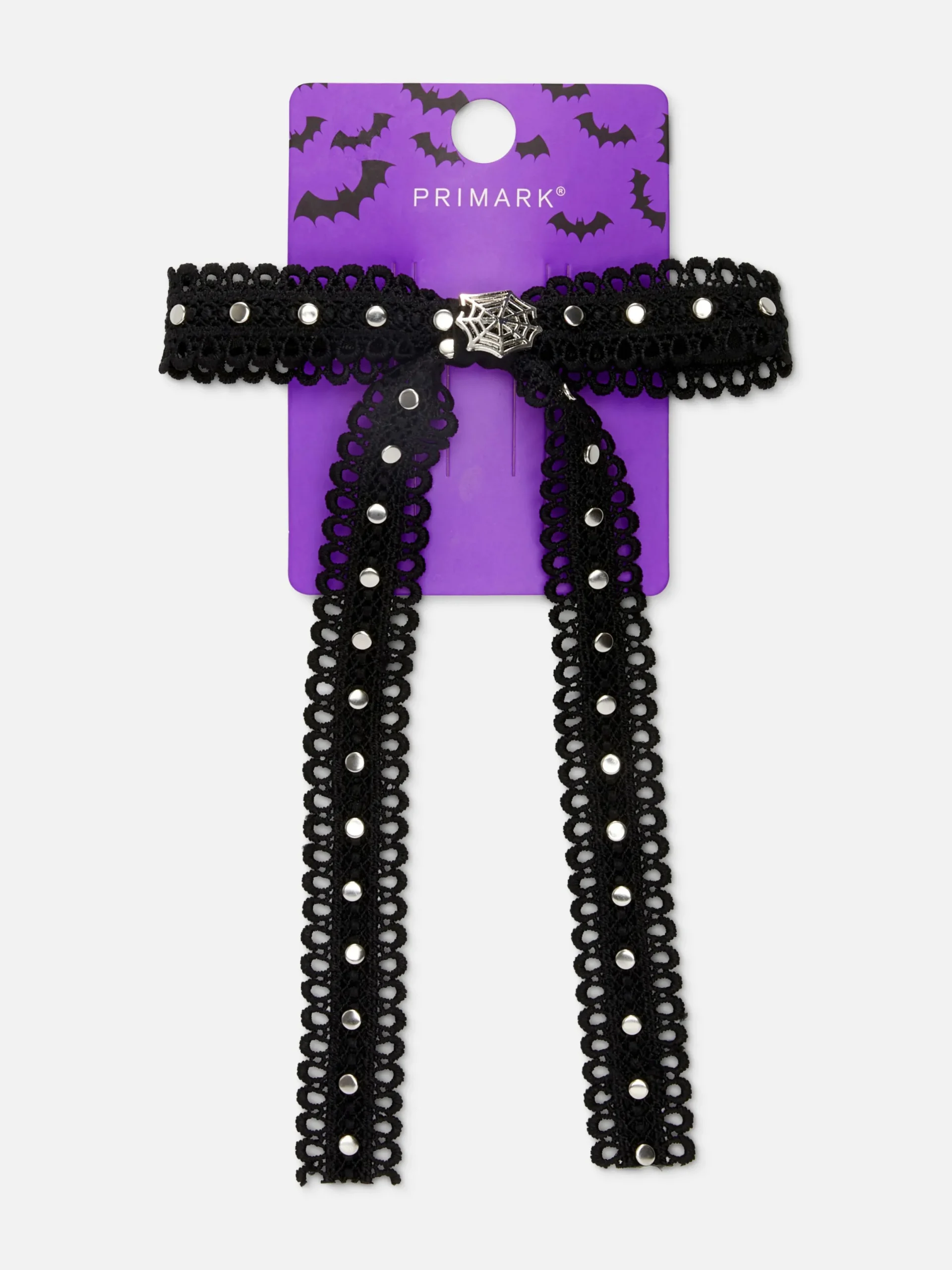 Halloween-Accessoires|Halloween Alle|Primark Halloween-Haarspange Mit Spitzenschleife Schwarz