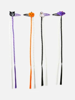 Halloween-Kostüme Für Kinder|Halloween Alle|Primark Halloween-Haarspangen, 4er-Pack Multi