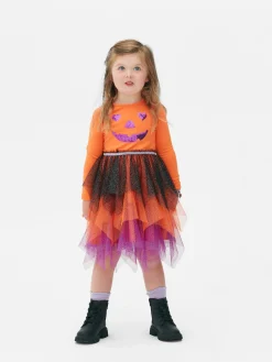 Halloween Alle|Halloween-Kostüme Für Kinder|Primark Halloween-Kürbiskostüm Mit Pailletten Orange