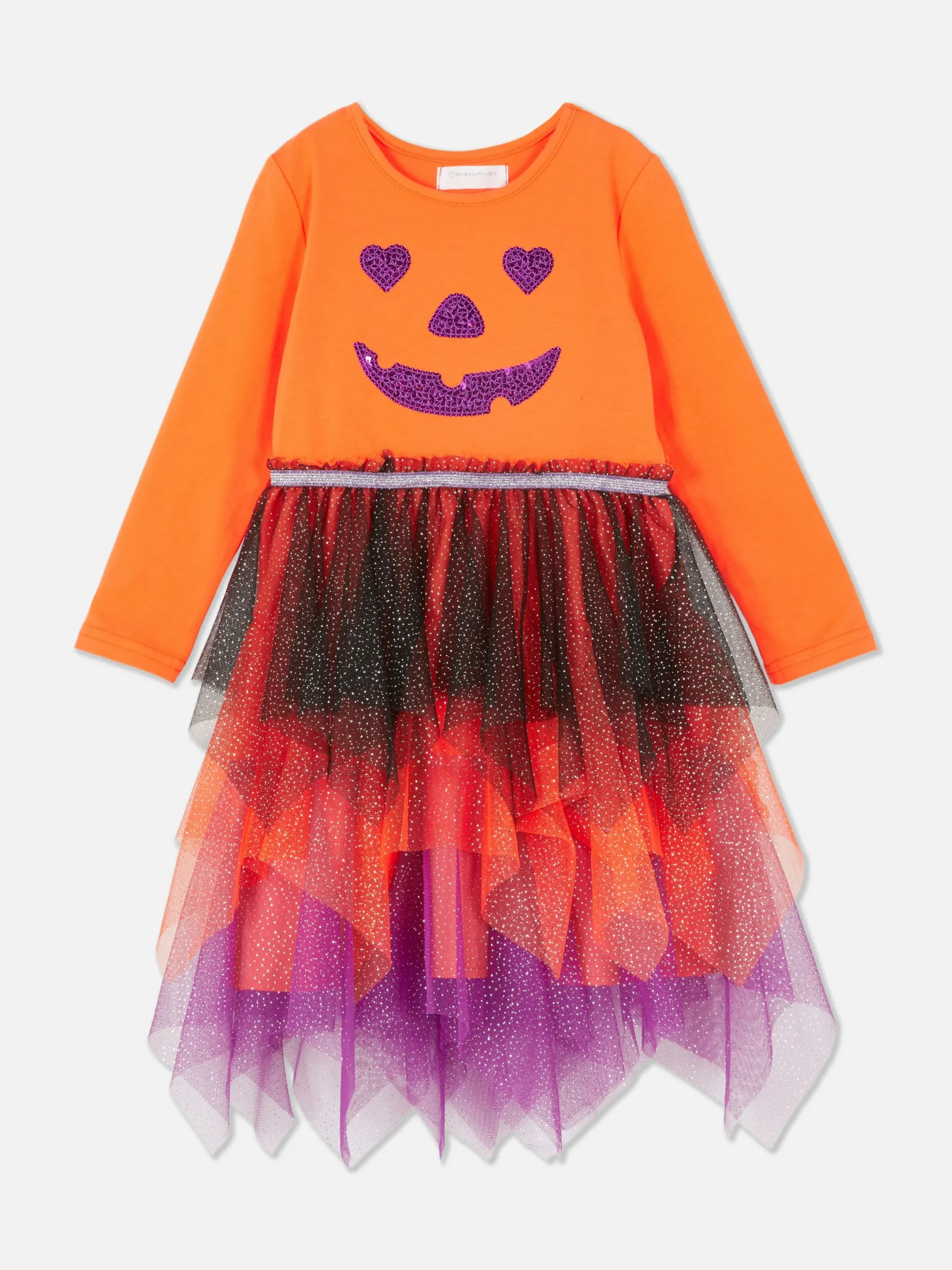 Halloween Alle|Halloween-Kostüme Für Kinder|Primark Halloween-Kürbiskostüm Mit Pailletten Orange