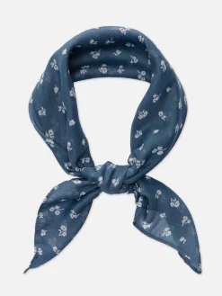 Mützen, Handschuhe Und Schals|Primark Halstuch Mit Herzmuster Blau