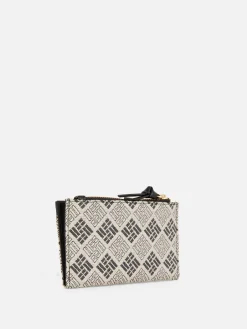Taschen Und Portemonnaies|Primark Handtasche Zum Aufklappen Mit Monogramm-Print Schwarz