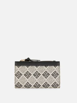 Taschen Und Portemonnaies|Primark Handtasche Zum Aufklappen Mit Monogramm-Print Schwarz