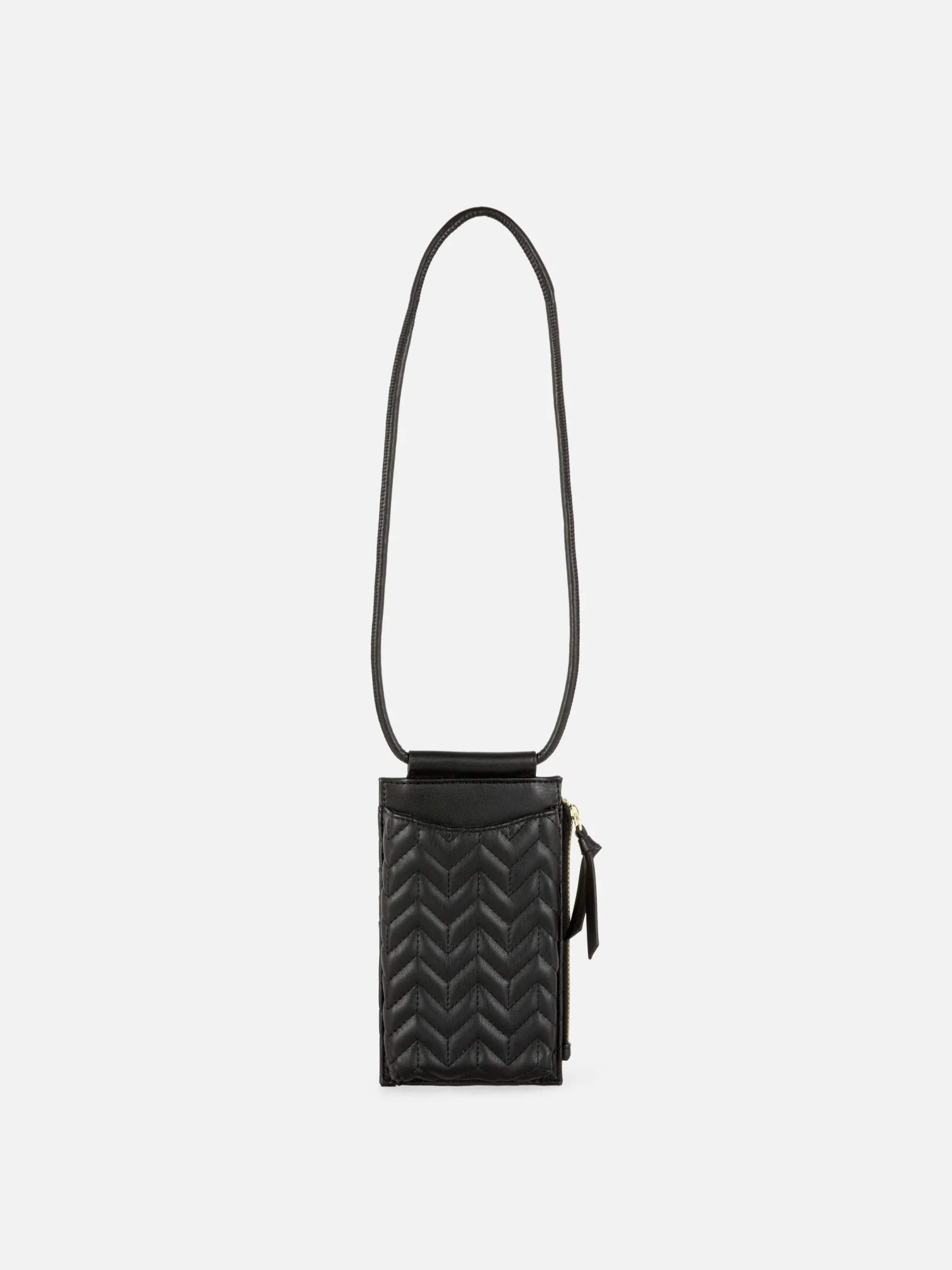 Taschen Und Portemonnaies|Primark Handytasche Mit Reißverschluss Und Chevron-Muster Schwarz