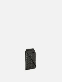 Taschen Und Portemonnaies|Primark Handytasche Mit Reißverschluss Und Chevron-Muster Schwarz