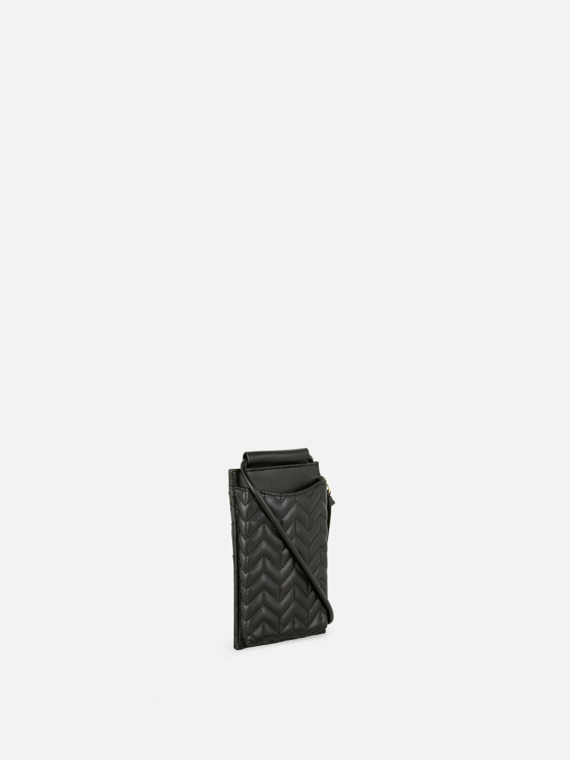 Taschen Und Portemonnaies|Primark Handytasche Mit Reißverschluss Und Chevron-Muster Schwarz