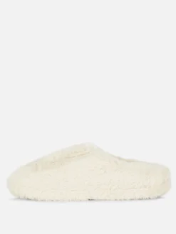 Hausschuhe|Primark Hausschuhe Aus Kunstfell Beige