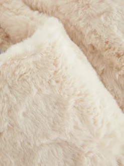 Hausschuhe|Primark Hausschuhe Aus Kunstfell Beige