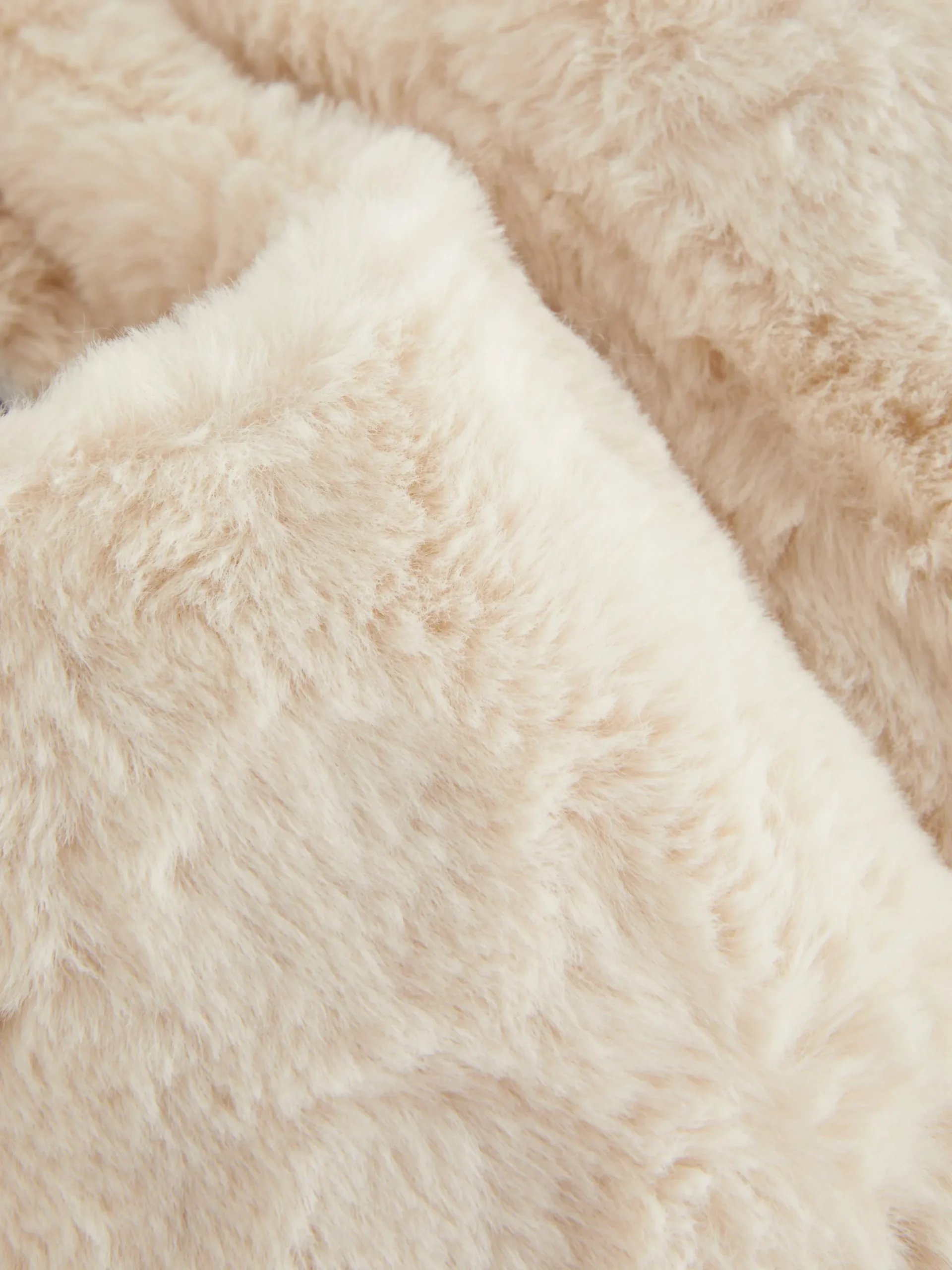 Hausschuhe|Primark Hausschuhe Aus Kunstfell Beige