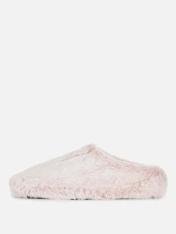 Hausschuhe|Primark Hausschuhe Aus Kunstfell Rosa