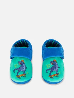 Hausschuhe|Primark Hausschuhe Mit Cupsohle Und Dinosaurier-Motiv Multi