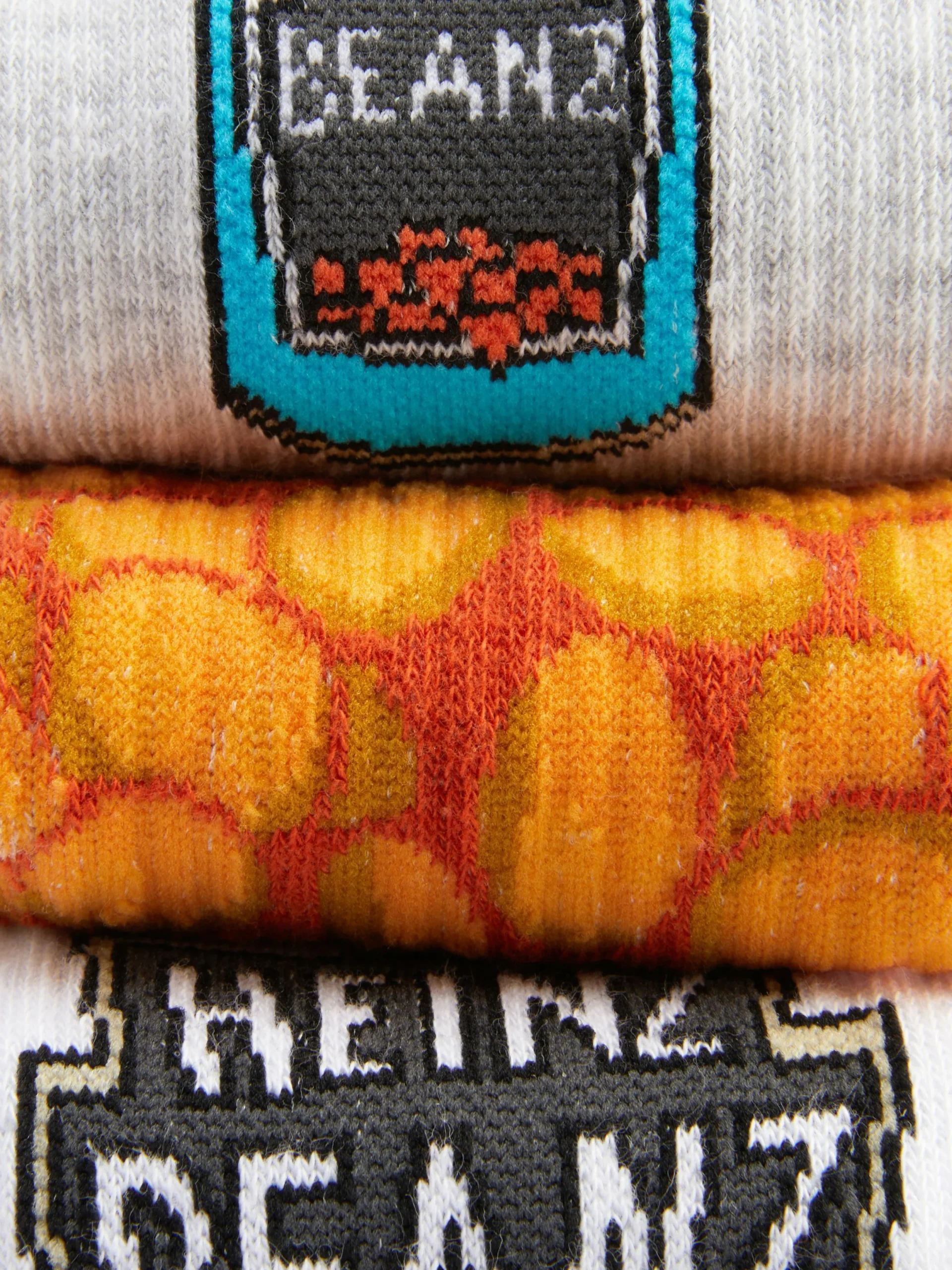 Socken|Primark „Heinz Beanz“ Crew-Socken, 3er-Pack Türkis