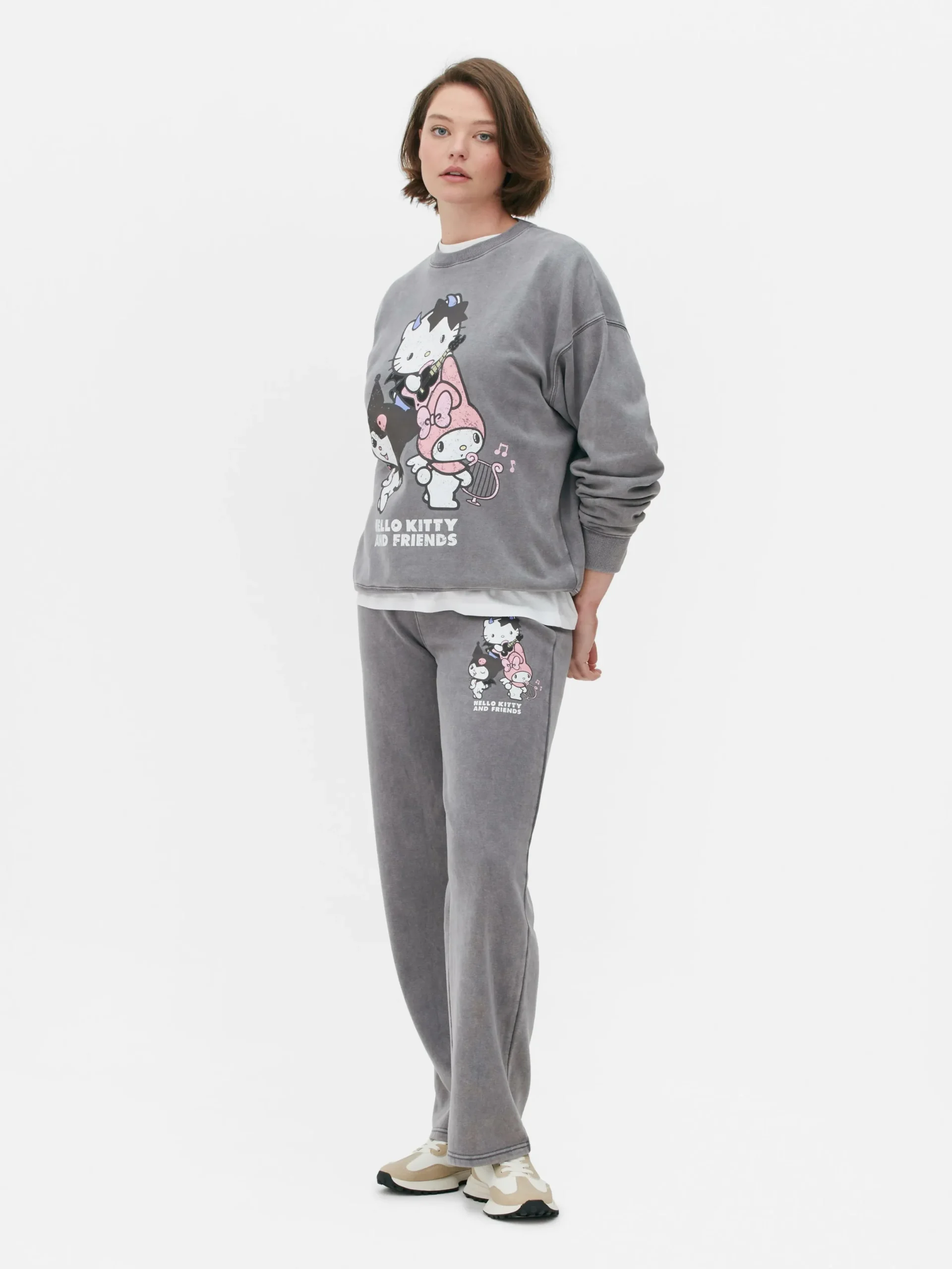 Jogginghosen|Primark „Hello Kitty And Friends“ Jogginghose Anthrazitfarben