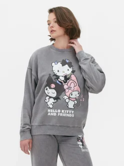 Hoodies Und Sweatshirts|Primark „Hello Kitty And Friends“ Sweatshirt Zum Kombinieren Anthrazitfarben