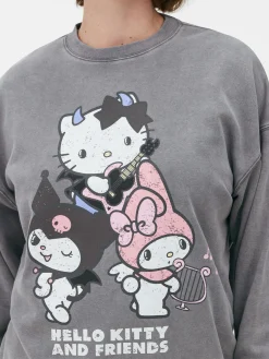 Hoodies Und Sweatshirts|Primark „Hello Kitty And Friends“ Sweatshirt Zum Kombinieren Anthrazitfarben