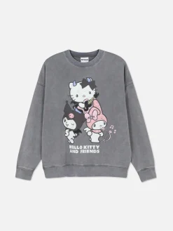 Hoodies Und Sweatshirts|Primark „Hello Kitty And Friends“ Sweatshirt Zum Kombinieren Anthrazitfarben