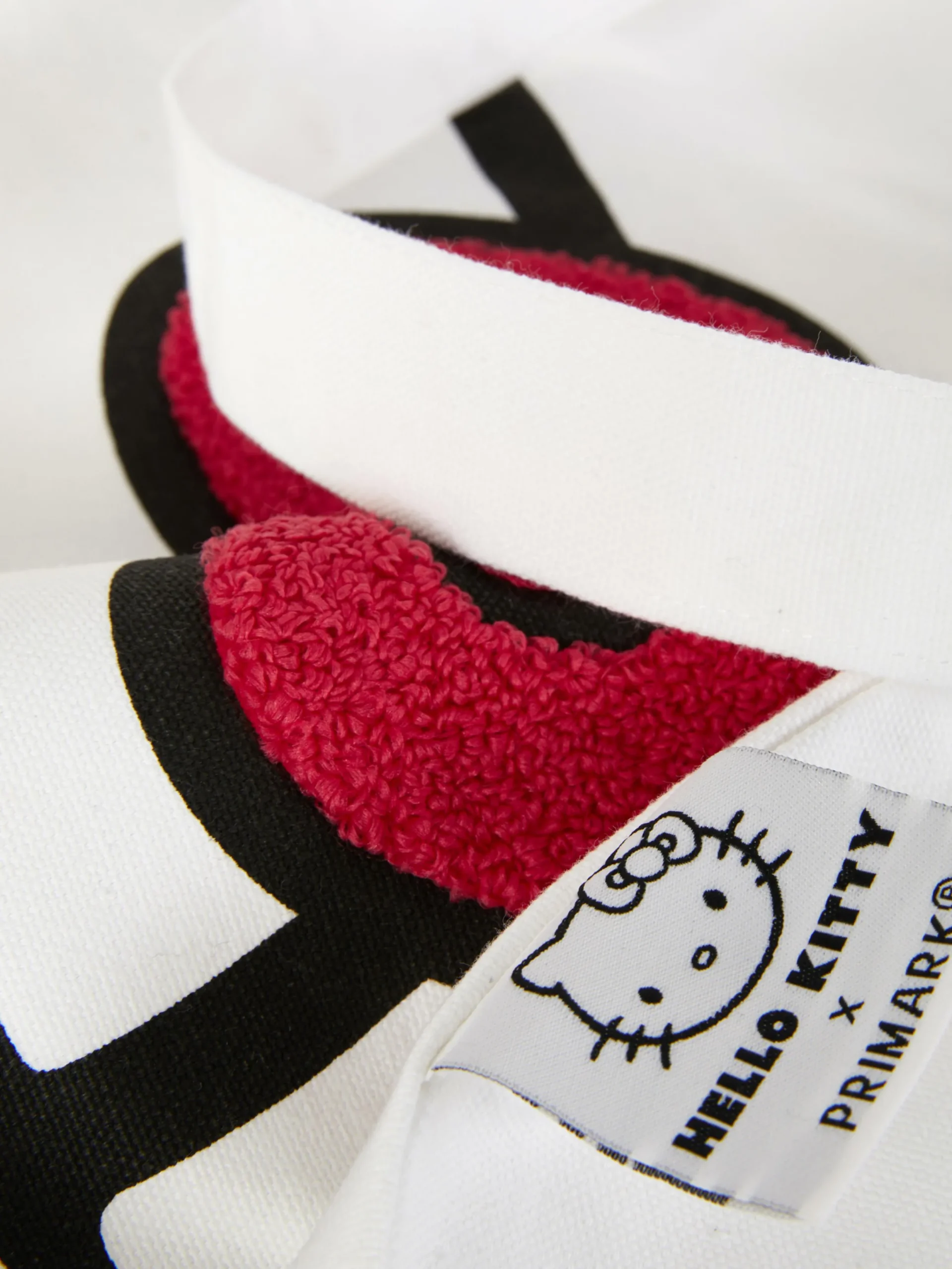 Reiseaccessoires|Primark „Hello Kitty“ Canvas-Tasche Weiß