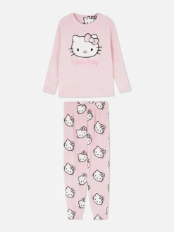 Schlafanzüge|Primark „Hello Kitty“ Fleece-Schlafanzug Rosa