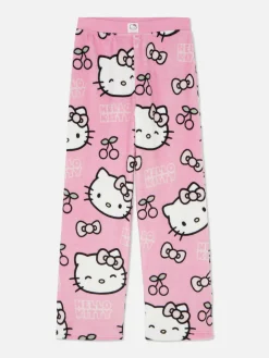 Schlafanzughosen|Primark „Hello Kitty“ Fleece-Schlafanzughose Zum 50. Jubiläum Rosa